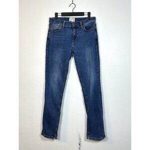 Mutual Weave 29x32 The Straight Leg Medium Dark Wash Women’s Stretch Jeans Denim